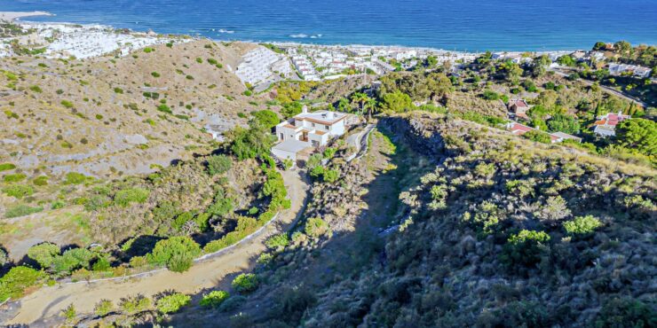 Klassieke villa in de heuvels van Mojacar Playa met adembenemend zeezicht