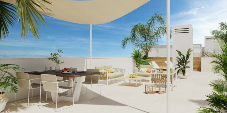 Ontdek verticale villa 13 van El Yado, een nieuw boutique wooncomplex aan het strand van San Juan de los Terreros